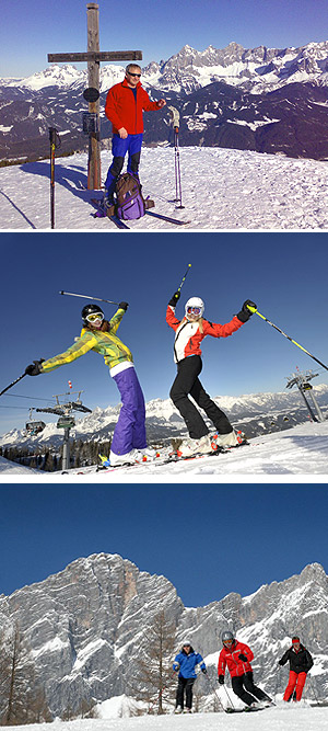 Skifahren in Schladming-Dachstein, Ramsau am Dachstein, Haus Bergkamerad